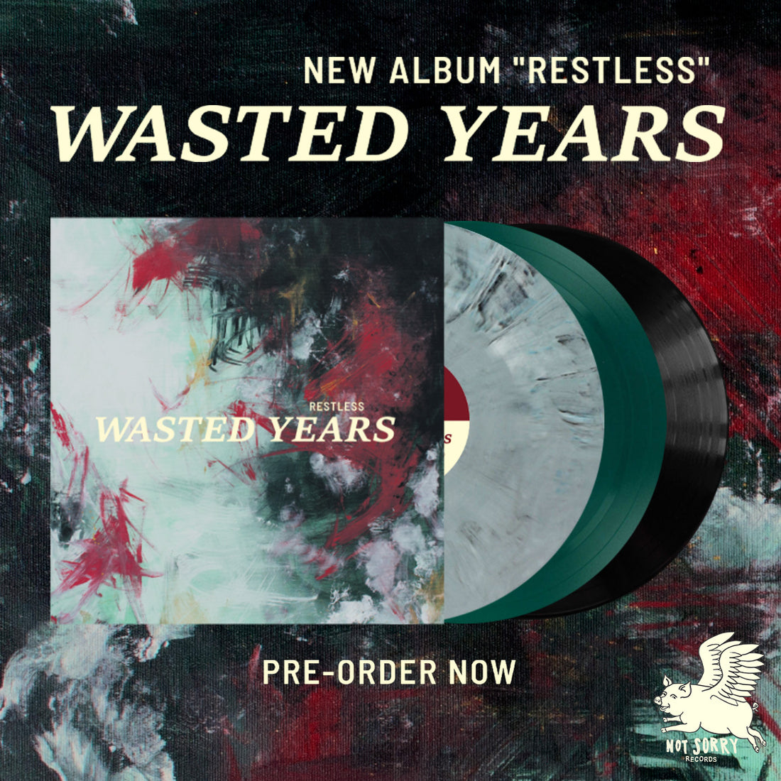 WASTED YEARS • Restless • Pre-Order