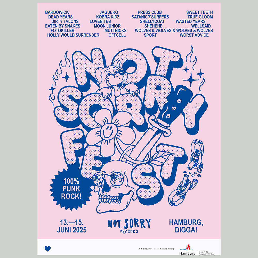 NOT SORRY • Fest 2025 • Poster