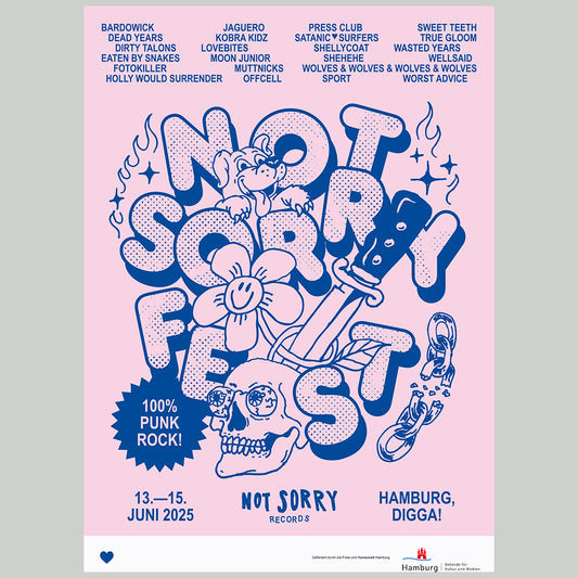NOT SORRY • Fest 2025 • Poster