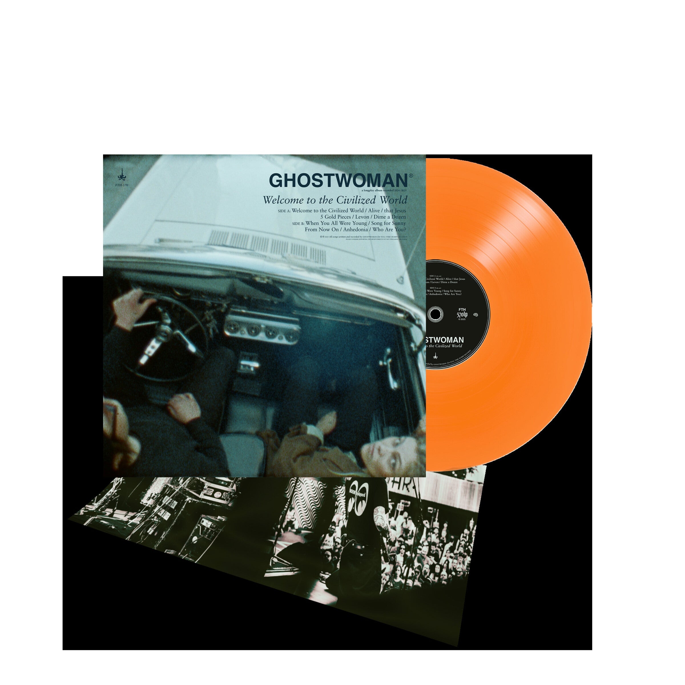 GHOSTWOMAN • Welcome to the Civilized World • LP