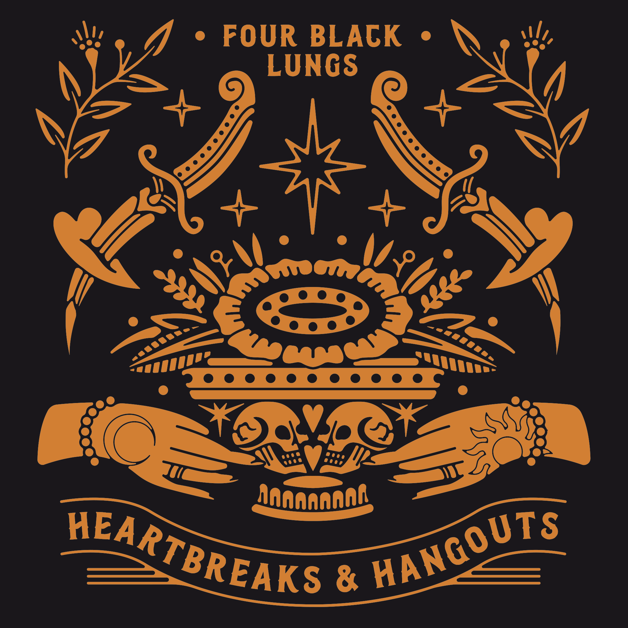 FOUR BLACK LUNGS • Heartbreaks And Hangouts • 7" • Pre-Order