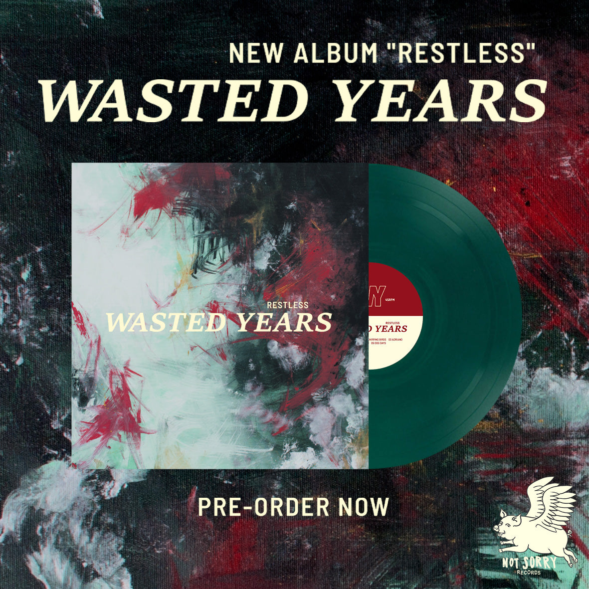 WASTED YEARS • Restless • LP