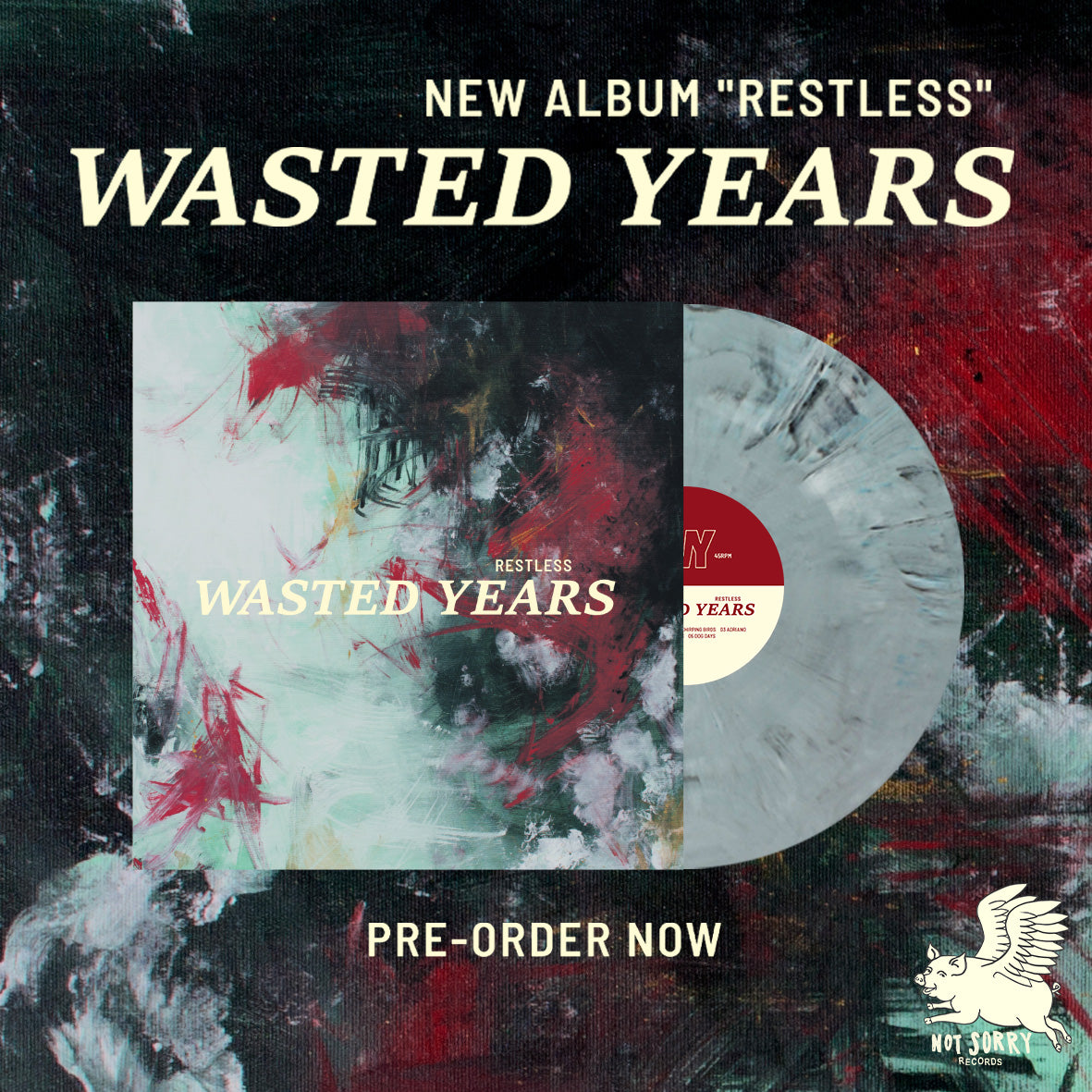 WASTED YEARS • Restless • LP
